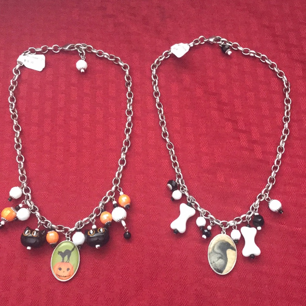 NWT Halloween necklaces